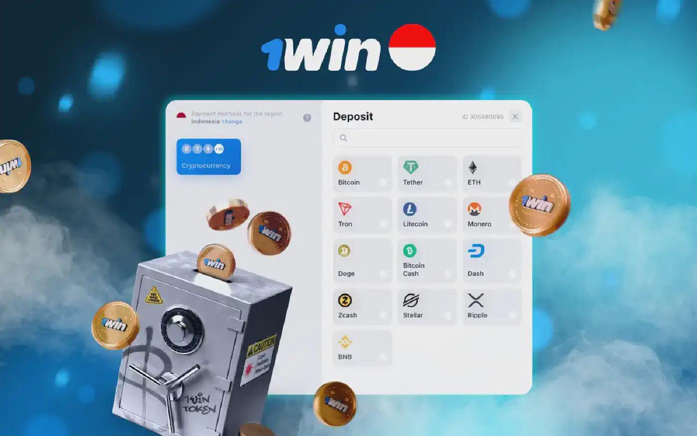 deposit methods 1win