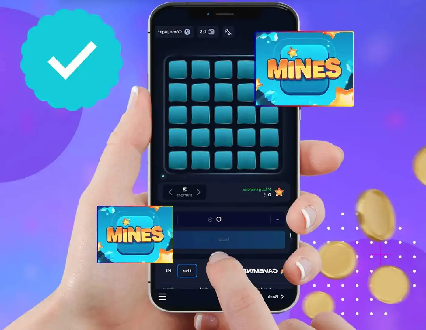 1win Mines app for mobile